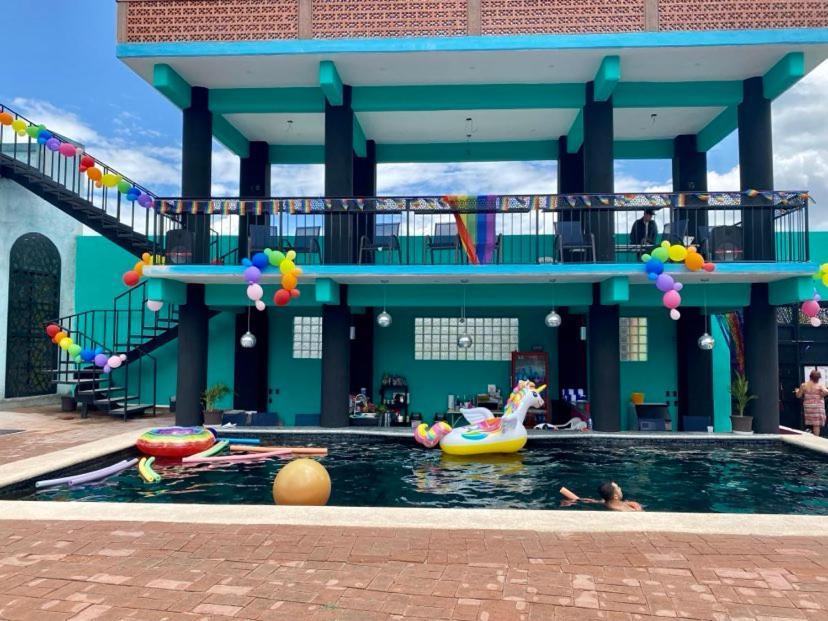 Hierve El Agua Eco Hostel - Confetti Pool Club San Pablo Villa de Mitla Eksteriør billede